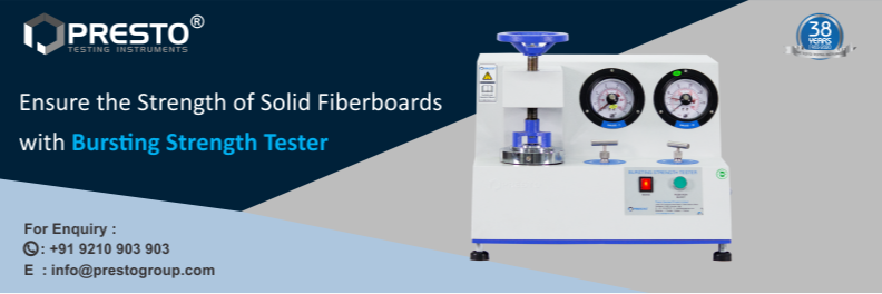 Ensure The Strength Of Solid Fiberboards With Bursting Strength Tester